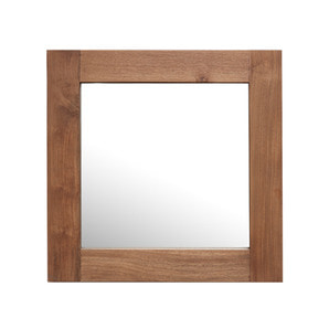 [11월특가] 디보디 피셔 정사각 거울 56x56 / 티크원목거울 정사각거울